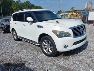 2012 Infiniti QX56 7-passenger with VIN JN8AZ2NF7C9515598, listed as a IAAI auction lot 42454348 with 233,389 mi miles and . Bid and sale history available at DreamBid. Image 1.
