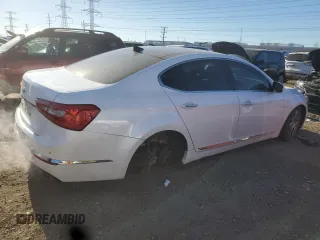2014 Kia Cadenza Premium with VIN KNALN4D76E5139487, listed as a Copart auction lot 83088624 with 152,899 mi miles and Salvage Title. Bid and sale history available at carsss.com. Image 3.