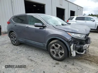 2018 Honda CR-V EX with VIN 7FARW1H58JE003313, listed as a Copart auction lot 46447155 with Not Provided miles and Salvage Title. Bid and sale history available at DreamBid. Image 4.