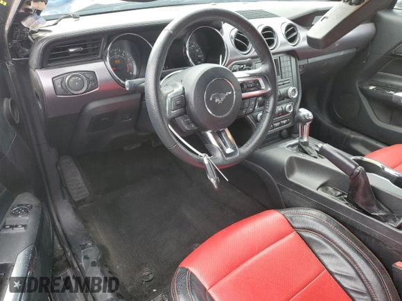 2017 Ford Mustang EcoBoost with VIN 1FA6P8TH5H5210250, listed as a Copart auction lot 49791955 with 107,303 mi miles and Clean Title. Bid and sale history available at DreamBid. Image 8.