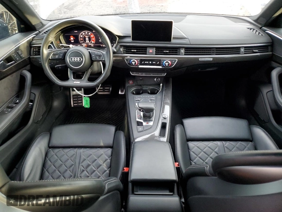 2018 Audi S4 Premium Plus with VIN WAUB4AF47JA117029, listed as a Copart auction lot 76617824 with 49,000 mi miles and Salvage Title. Bid and sale history available at carsss.com. Image 8.