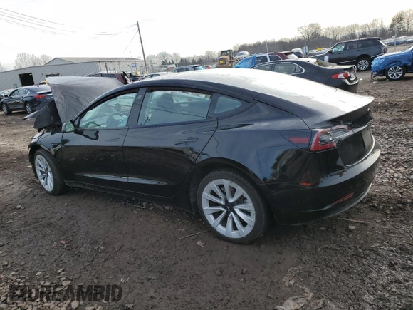 2022 Tesla Model 3 z VIN 5YJ3E1EA3NF288398, wystawiony jako Copart lot #46535375 z przebiegiem 89 968 mil mil oraz Szkoda całkowita • Salvage title. Historia ofert i sprzedaży dostępna na DreamBid. Obrazek 2.