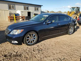 2007 Lexus LS 460 with VIN JTHBL46F775032037, listed as a Copart auction lot 86221114 with 159,895 mi miles and Salvage Title. Bid and sale history available at carsss.com. Image 1.