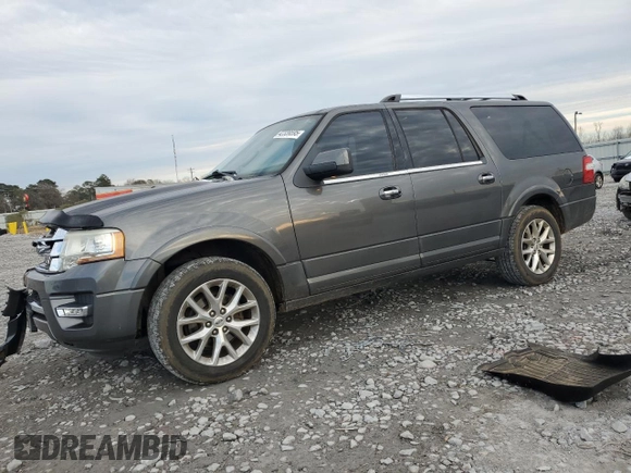 2015 Ford Expedition Max Limited with VIN 1FMJK1KT1FEF34949, listed as a Copart auction lot 42339595 with 175,738 mi miles and Salvage Title. Bid and sale history available at carsss.com. Image 1.