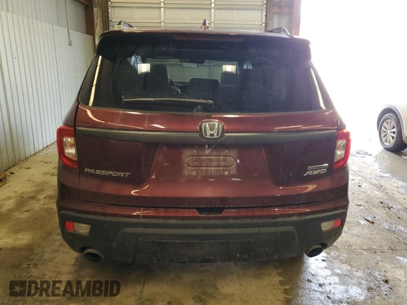 2019 Honda Passport Touring с VIN 5FNYF8H90KB002600, выставлен на аукционе Copart как лот 46646945 с пробегом 100 618 миль миль и Списание • Salvage title. История ставок и продаж доступна на DreamBid. Изображение 6.