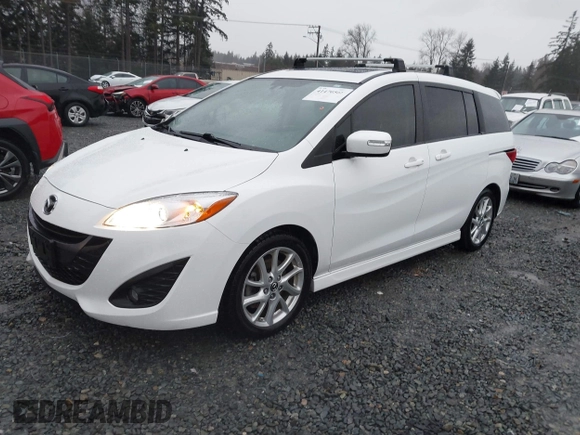 2015 Mazda Mazda5 Grand Touring with VIN JM1CW2DL6F0185594, listed as a IAAI auction lot 41470568 with 116,309 mi miles. Bid and sale history available at carsss.com. Image 2.