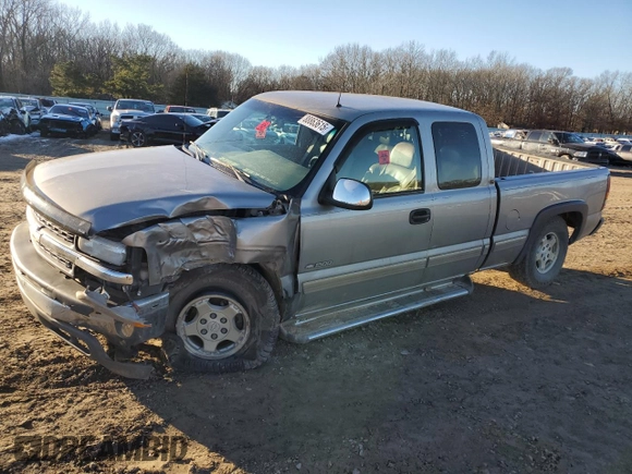 2001 Chevrolet Silverado 1500 with VIN 1GCEC19T21Z194382, listed as a Copart auction lot 88863615 with 155,055 mi miles and Clean Title. Bid and sale history available at carsss.com. Image 1.