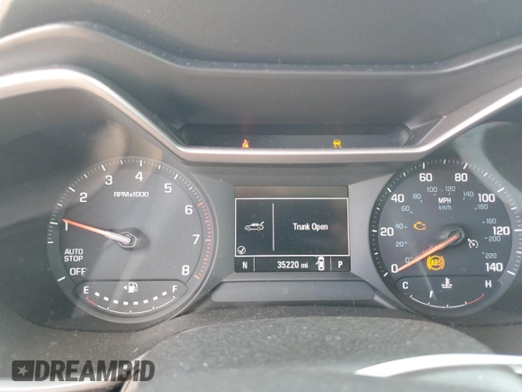 2021 Chevrolet TrailBlazer LS with VIN KL79MMS2XMB111955, listed as a Copart auction lot 62530154 with 35,220 mi miles and Salvage Title. Bid and sale history available at DreamBid. Image 8.