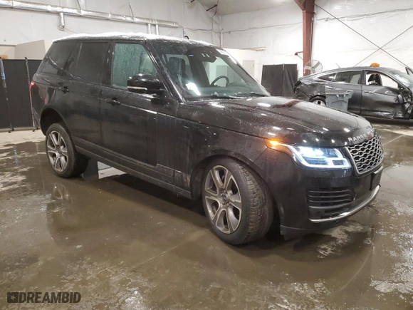 2019 Land Rover Range Rover HSE with VIN SALGS2SV5KA542486, listed as a Copart auction lot 44605685 with 37,986 mi miles and Salvage Title. Bid and sale history available at carsss.com. Image 4.