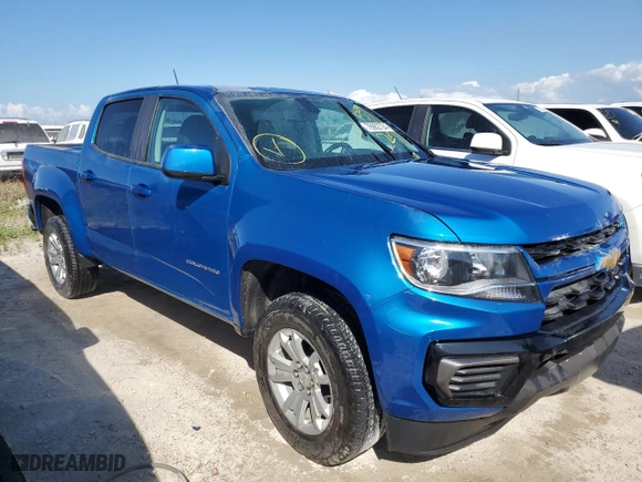 2022 Chevrolet Colorado 2WD LT with VIN 1GCGSCEA3N1298704, listed as a Copart auction lot 76982724 with 0 mi miles and Non Repairable. Bid and sale history available at carsss.com. Image 4.