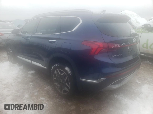 2023 Hyundai Santa Fe Hybrid Limited with VIN 5NMS5DA1XPH006102, listed as a Copart auction lot 37800874 with 14,200 mi miles. Bid and sale history available at carsss.com. Image 2.