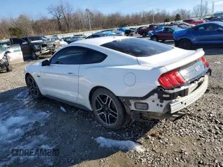2019 Ford Mustang GT z VIN 1FA6P8CF2K5105624, wystawiony jako Copart lot #41497195 z przebiegiem 84 984 mil mil oraz Szkody całkowita. Historia ofert i sprzedaży dostępna na DreamBid. Obrazek 2.