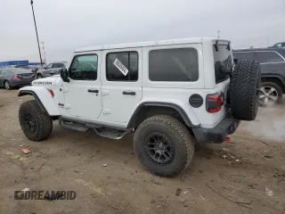 2021 Jeep Wrangler Unlimited Rubicon with VIN 1C4JJXFG3MW863795, listed as a Copart auction lot 86586464 with 18,711 mi miles and Clean Title. Bid and sale history available at carsss.com. Image 2.