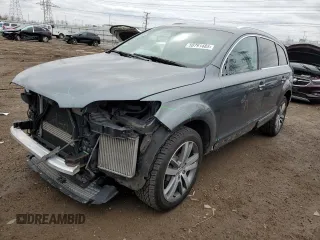 2014 Audi Q7 Premium Plus with VIN WA1LMAFE2ED003874, listed as a Copart auction lot 50791485 with 65,619 mi miles and Salvage title. Bid and sale history available at DreamBid. Image 1.