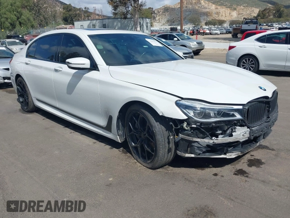 2017 BMW 7 Series 750i with VIN WBA7F0C32HGM22273, listed as a IAAI auction lot 41857151 with 90,518 mi miles and . Bid and sale history available at carsss.com. Image 1.