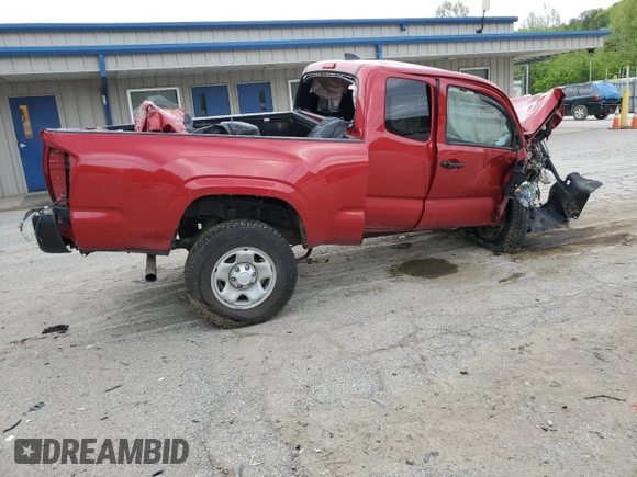 2021 Toyota Tacoma SR with VIN 3TYSX5EN6MT005023, listed as a Copart auction lot 55687625 with Not provided miles and Salvage title. Bid and sale history available at DreamBid. Image 3.
