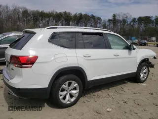 2019 Volkswagen Atlas SE with VIN 1V2LR2CA6KC550855, listed as a Copart auction lot 50938805 with 87,212 mi miles and Salvage title. Bid and sale history available at DreamBid. Image 3.