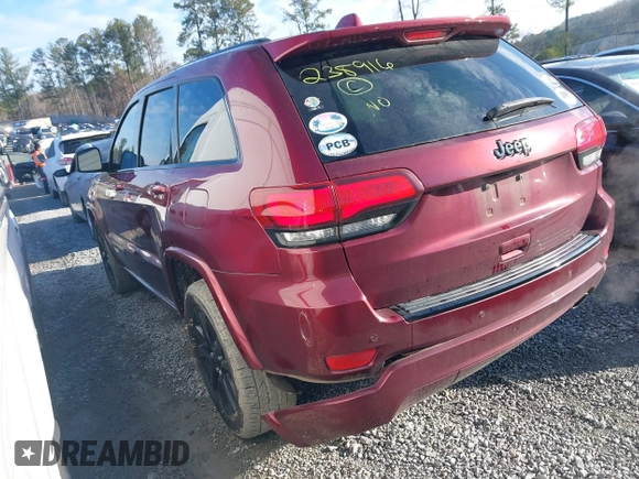 2018 Jeep Grand Cherokee Altitude with VIN 1C4RJEAG4JC238916, listed as a IAAI auction lot 41577887 with 103,038 mi miles. Bid and sale history available at carsss.com. Image 3.