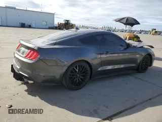 2020 Ford Mustang GT with VIN 1FA6P8CF3L5177093, listed as a Copart auction lot 50061925 with 44,749 mi miles and Salvage Title. Bid and sale history available at DreamBid. Image 3.