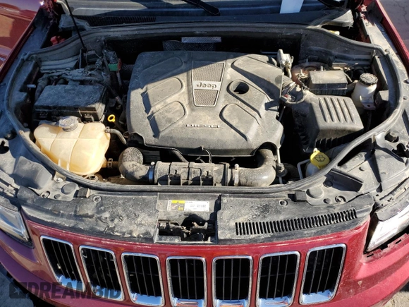 2014 Jeep Grand Cherokee Limited with VIN 1C4RJEBM6EC433412, listed as a Copart auction lot 55397645 with 52,941 mi miles and Salvage Title. Bid and sale history available at DreamBid. Image 12.