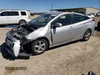 2021 Toyota Prius L Eco with VIN JTDKAMFU6M3146835, listed as a Copart auction lot 47549605 with 135,094 mi miles and Salvage Title. Bid and sale history available at carsss.com. Image 1.