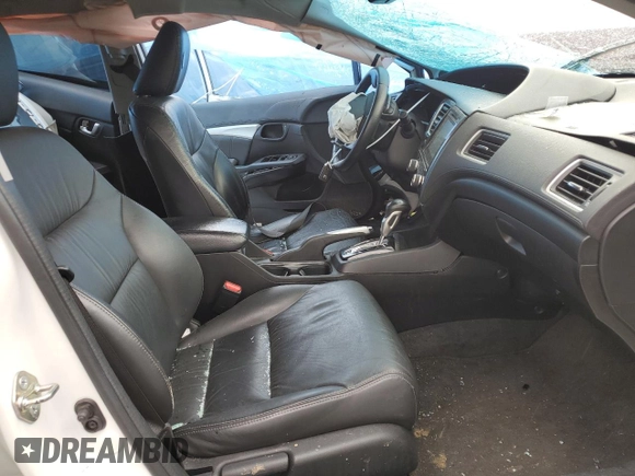 2015 Honda Civic EX-L with VIN 19XFB2F96FE021585, listed as a Copart auction lot 50230195 with 134,260 mi miles and Salvage Title. Bid and sale history available at DreamBid. Image 7.