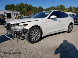 2015 Infiniti Q50 z VIN JN1BV7AR9FM396109, wystawiony jako Copart lot #73750644 z przebiegiem 138 477 mil mil oraz Szkody całkowita. Historia ofert i sprzedaży dostępna na DreamBid. Obrazek 1.