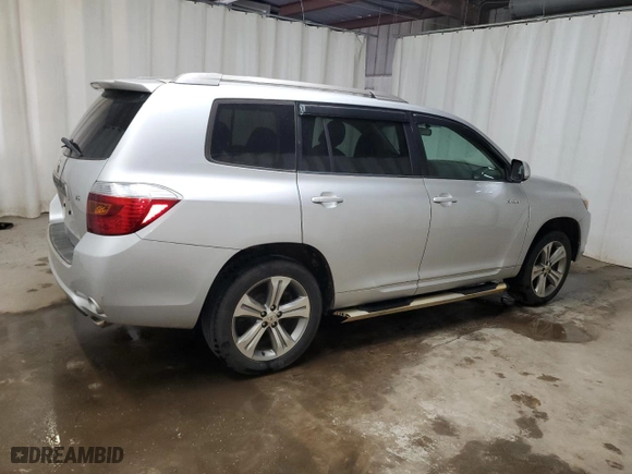 2008 Toyota Highlander Sport with VIN JTEDS43A482048698, listed as a Copart auction lot 49621175 with 214,776 mi miles and Clean Title. Bid and sale history available at carsss.com. Image 3.