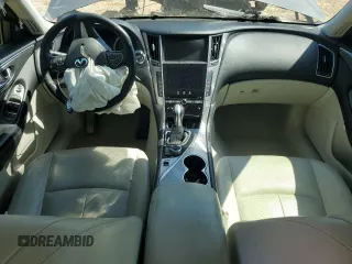 2015 Infiniti Q50 Premium with VIN JN1BV7APXFM348648, listed as a Copart auction lot 48881825 with 163,955 mi miles and Salvage Title. Bid and sale history available at carsss.com. Image 8.