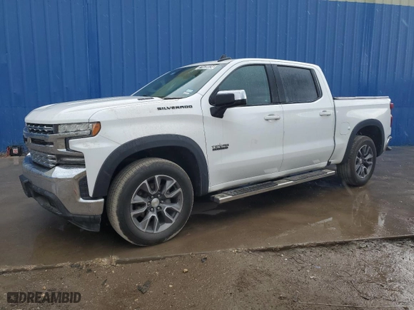 2021 Chevrolet Silverado 1500 LT with VIN 3GCPWCET3MG105327, listed as a Copart auction lot 71638034 with 101,312 mi miles and Clean Title. Bid and sale history available at carsss.com. Image 1.
