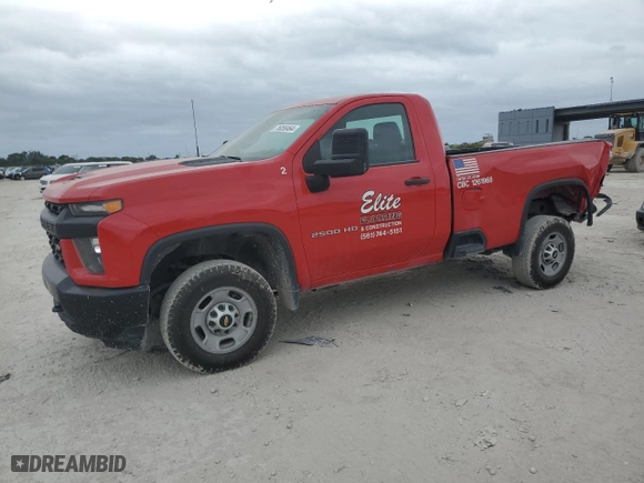 2021 Chevrolet Silverado 2500HD Work Truck with VIN 1GC0WLE7XMF103614, listed as a Copart auction lot 76056464 with 127,620 mi miles and Non Repairable. Bid and sale history available at carsss.com. Image 1.