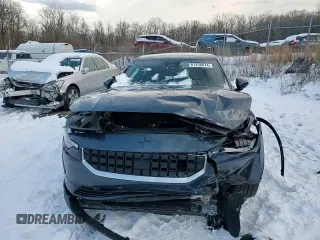 2022 Polestar 2 with VIN LPSED3KA3NL055736, listed as a Copart auction lot 87258074 with 37,515 mi miles and Salvage Title. Bid and sale history available at carsss.com. Image 10.