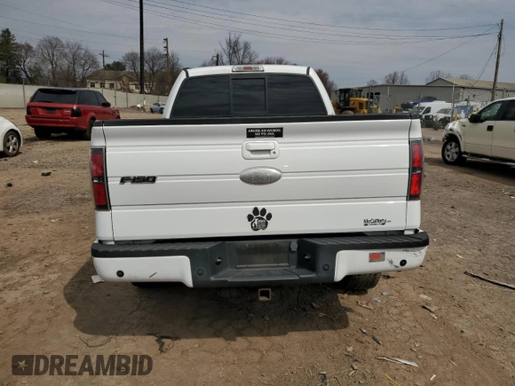 2011 Ford F-150 XLT with VIN 1FTFW1ET2BFB94838, listed as a Copart auction lot 49818905 with 0 mi miles and Salvage Title. Bid and sale history available at carsss.com. Image 6.