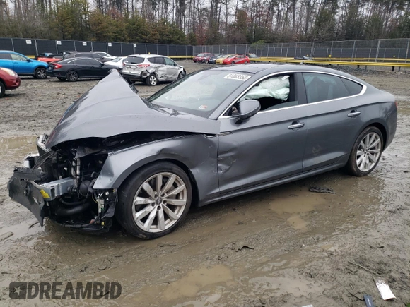 2018 Audi A5 Sportback Premium Plus with VIN WAUBNCF57JA011200, listed as a Copart auction lot 81883353 with Not Provided miles. Bid and sale history available at carsss.com. Image 1.