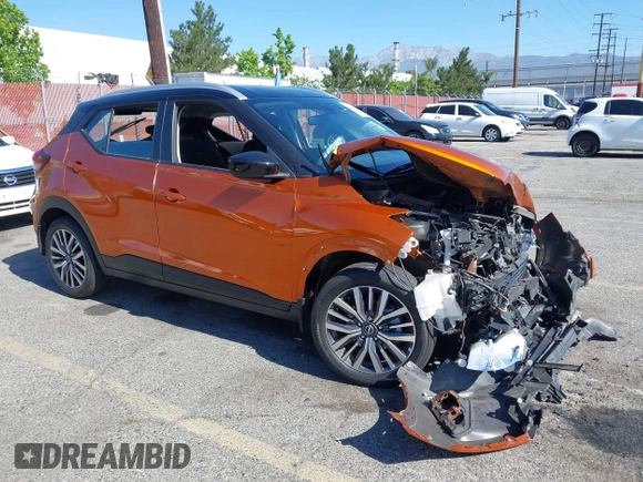 2023 Nissan Kicks SV with VIN 3N1CP5CV3PL525745, listed as a IAAI auction lot 42232733 with 29,902 mi miles and . Bid and sale history available at DreamBid. Image 1.