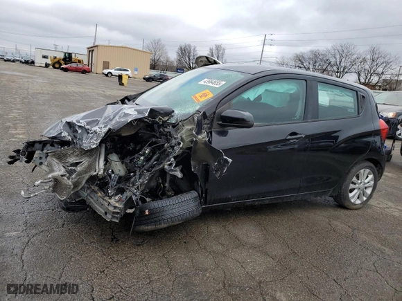 2017 Chevrolet Spark LT with VIN KL8CD6SA2HC784257, listed as a Copart auction lot 43964655 with 0 mi miles and Salvage Title. Bid and sale history available at carsss.com. Image 1.