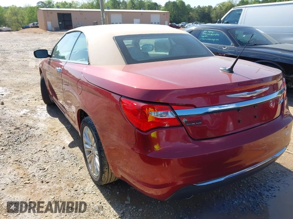 2011 Chrysler 200 Limited with VIN 1C3BC7EG7BN535691, listed as a IAAI auction lot 41986148 with 97,156 mi miles and . Bid and sale history available at DreamBid. Image 3.
