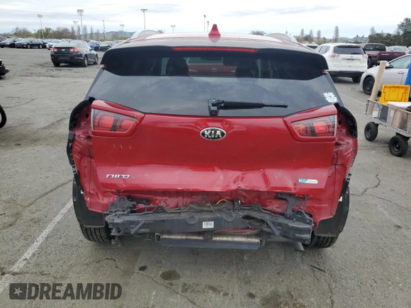 2018 Kia Niro LX with VIN KNDCB3LC1J5153943, listed as a Copart auction lot 49508495 with 135,598 mi miles and Salvage Title. Bid and sale history available at carsss.com. Image 6.