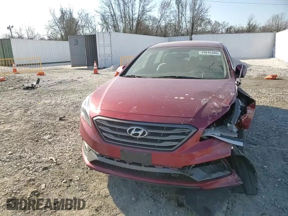 2015 Hyundai Sonata 2.4L Sport with VIN 5NPE34AF2FH060879, listed as a Copart auction lot 49046405 with 104,583 mi miles and Salvage Title. Bid and sale history available at carsss.com. Image 10.