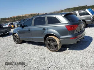 2015 Audi Q7 3.0T S line Prestige with VIN WA1DGAFE0FD012991, listed as a Copart auction lot 46693545 with 154,427 mi miles and Salvage Title. Bid and sale history available at carsss.com. Image 2.