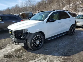 2022 Mercedes-Benz GLE 580 with VIN 4JGFB8GB1NA785636, listed as a Copart auction lot 45397535 with 55,332 mi miles and Salvage title. Bid and sale history available at DreamBid. Image 1.