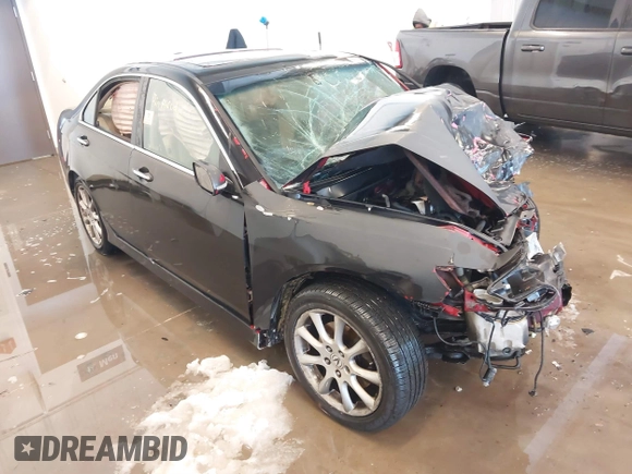2006 Acura TSX with VIN JH4CL96876C026722, listed as a IAAI auction lot 41249883 with 1 mi miles. Bid and sale history available at carsss.com. Image 1.
