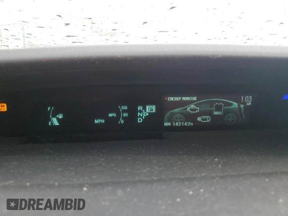 2013 Toyota Prius One with VIN JTDKN3DU8D5631077, listed as a Copart auction lot 51489015 with 142,142 mi miles and Salvage Title. Bid and sale history available at carsss.com. Image 9.