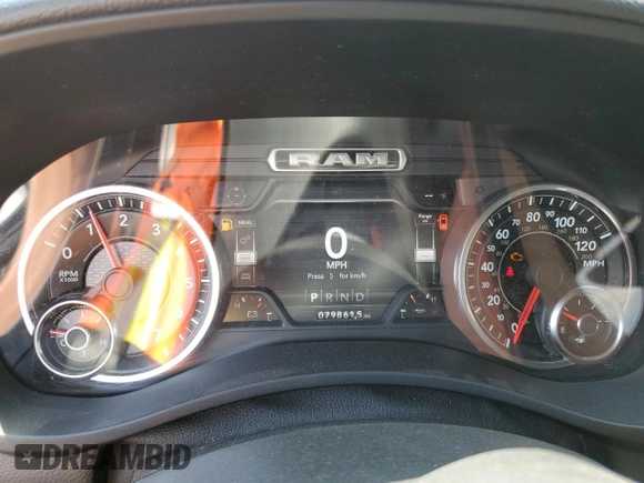 2019 Ram 2500 Laramie with VIN 3C6UR5FJ3KG581424, listed as a Copart auction lot 63316994 with 79,861 mi miles and Salvage Title. Bid and sale history available at carsss.com. Image 9.