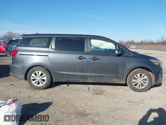 2017 Kia Sedona LX with VIN KNDMB5C12H6229530, listed as a IAAI auction lot 41817443 with 97,160 mi miles. Bid and sale history available at carsss.com. Image 13.