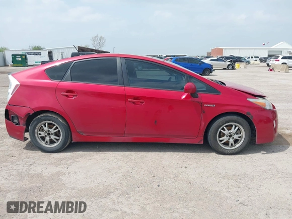 2011 Toyota Prius I with VIN JTDKN3DUXB1408074, listed as a IAAI auction lot 41941617 with 240,504 mi miles. Bid and sale history available at carsss.com. Image 13.