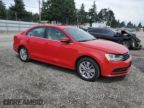 2015 Volkswagen Jetta SE with VIN 3VWD17AJ5FM315331, listed as a Copart auction lot 65616245 with 114,436 mi miles and Salvage title. Bid and sale history available at DreamBid. Image 4.