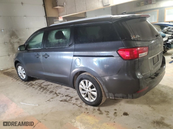2017 Kia Sedona LX with VIN KNDMB5C14H6316233, listed as a Copart auction lot 42182945 with NaN miles and Clean Title. Bid and sale history available at carsss.com. Image 2.
