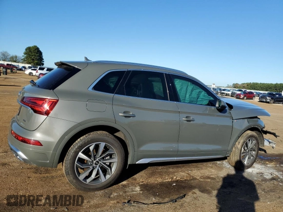 2023 Audi Q5 S line Premium Plus with VIN WA1EAAFY9P2007852, listed as a Copart auction lot 81371584 with 0 mi miles and Salvage Title. Bid and sale history available at carsss.com. Image 3.