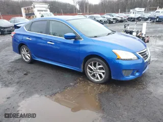 2014 Nissan Sentra SR with VIN 3N1AB7AP9EY258469, listed as a IAAI auction lot 41504693 with 61,385 mi miles. Bid and sale history available at carsss.com. Image 1.